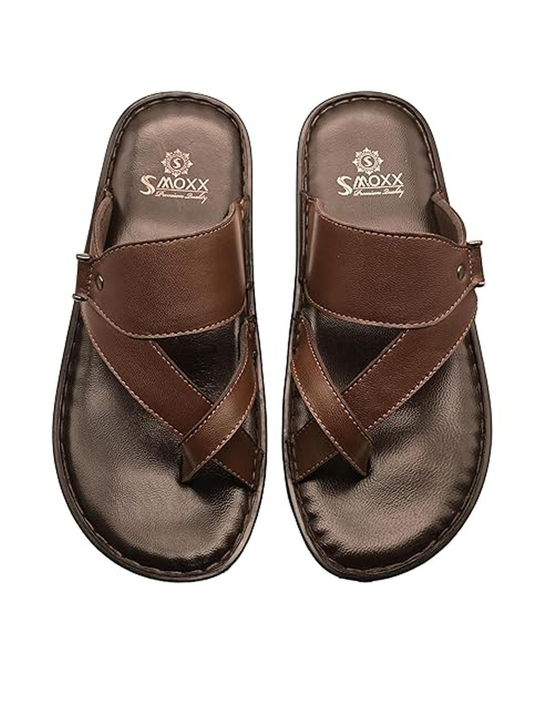 SMOXX Men Brown Slip-On Slippers
