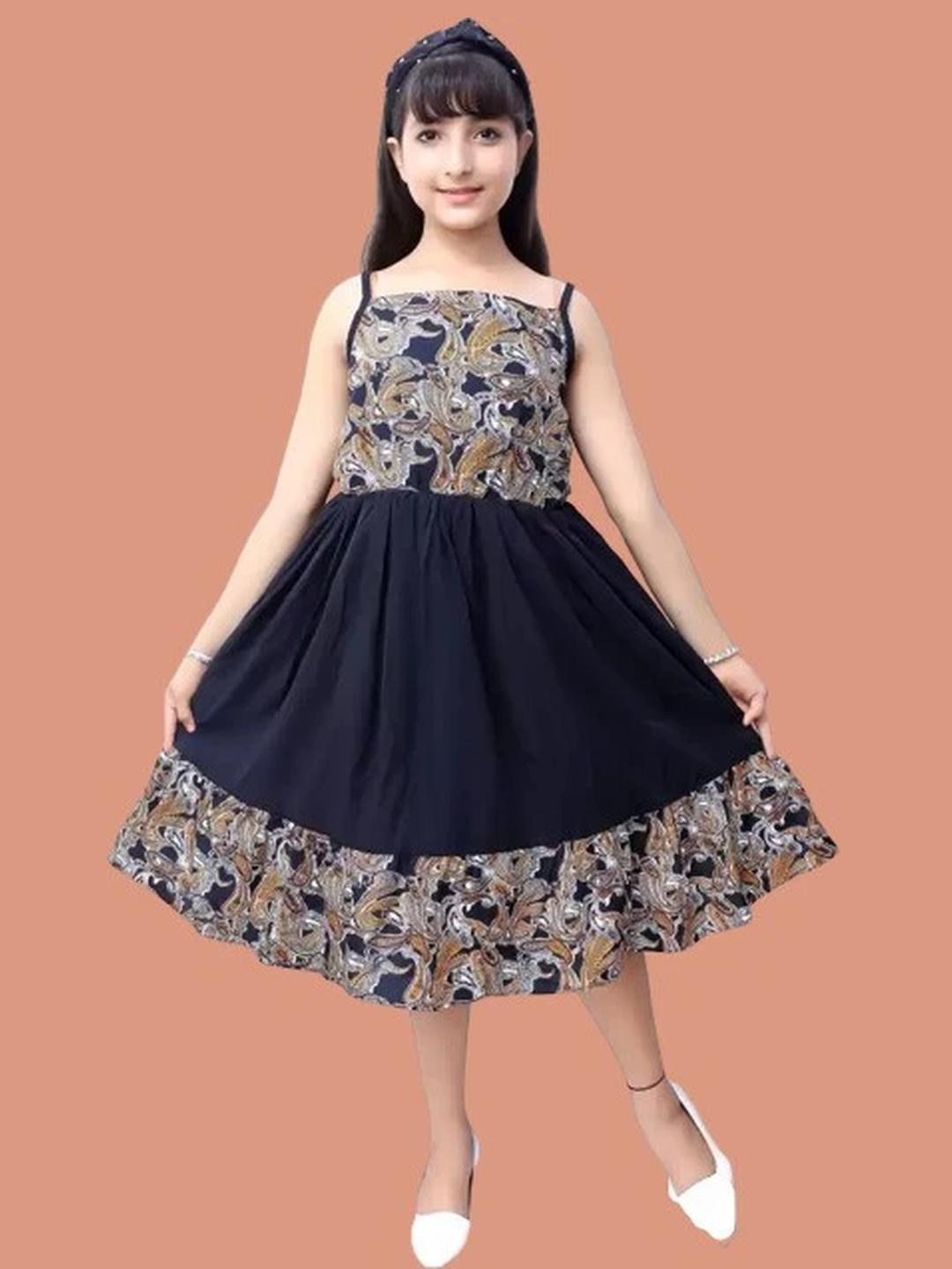 LIME N LEMON Embellished Fit and Flare Dress