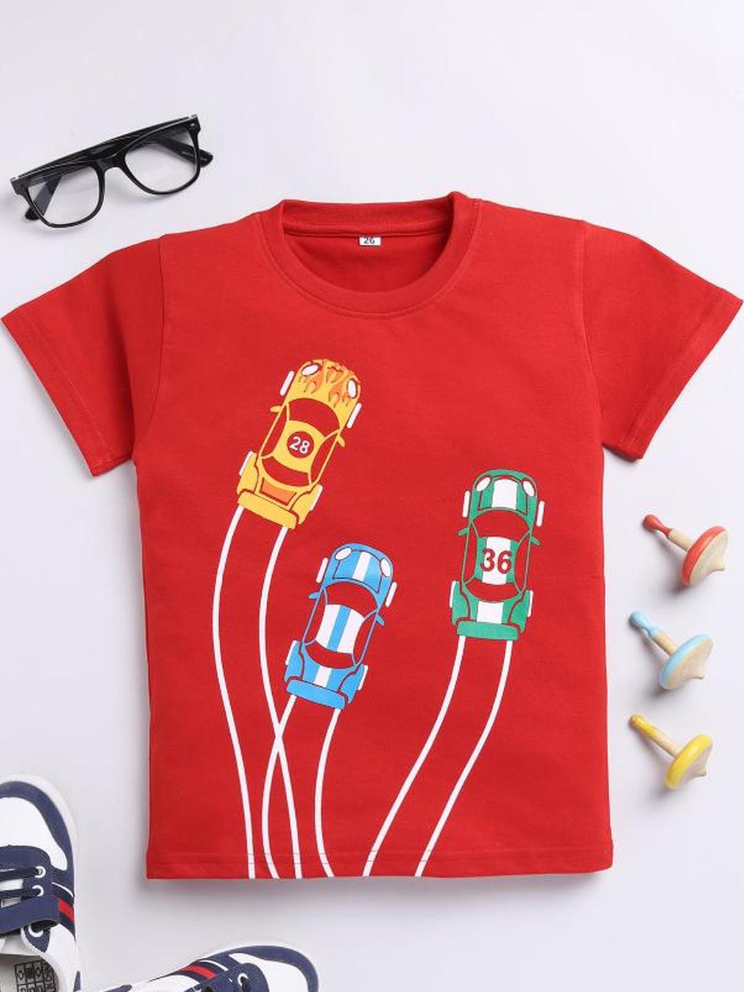 carrydreams Boys Red Tshirts