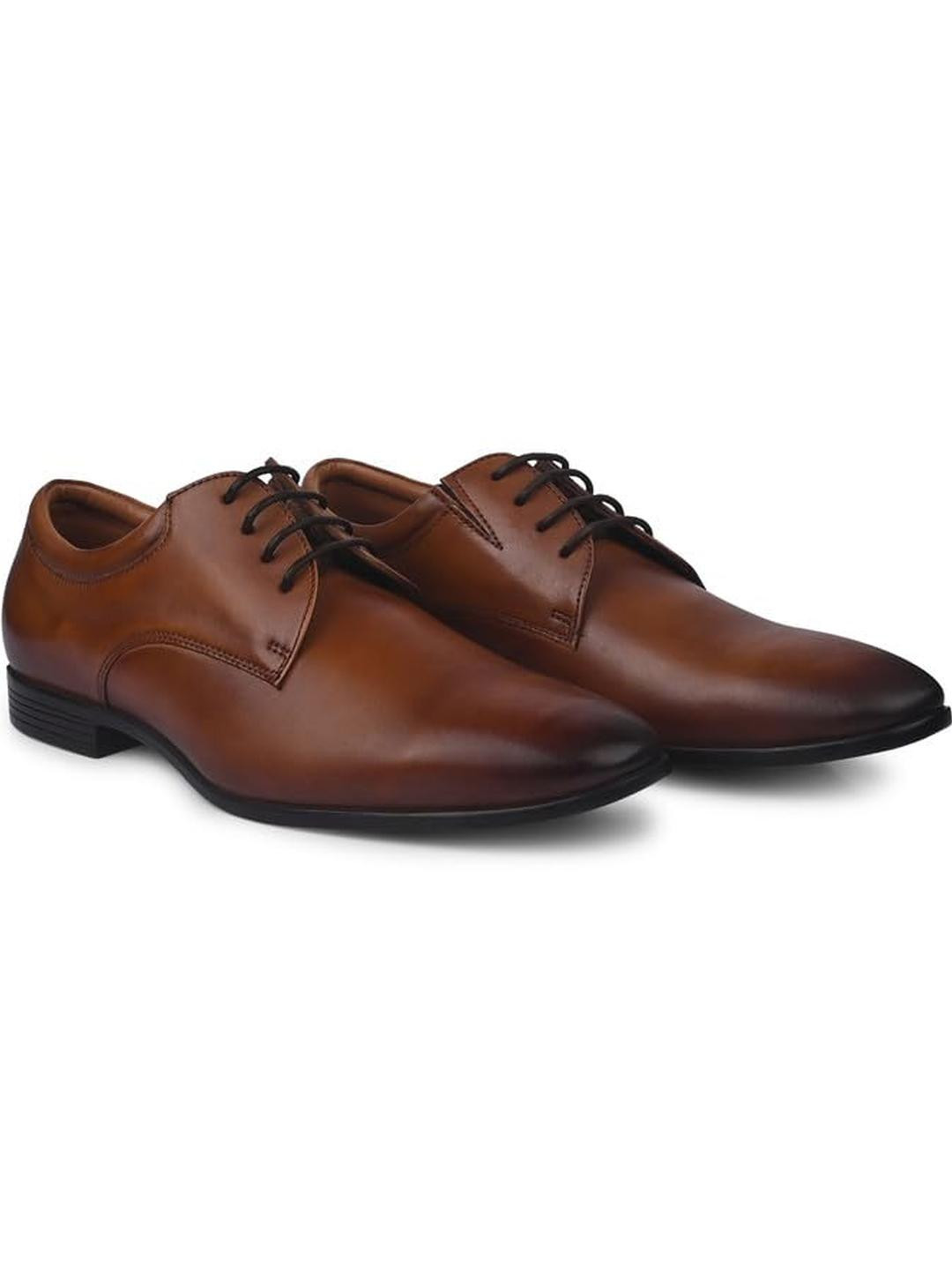 FEET FIRST Men Lace-Ups Leather Derbys