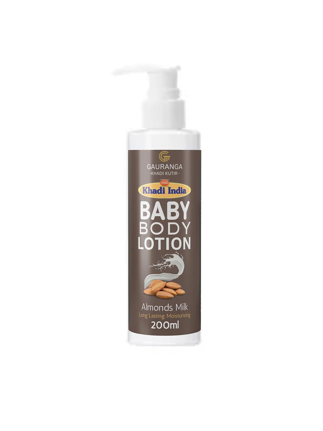 Gauranga Khadi Kutir Baby Body Lotion With Almond - 200 ml