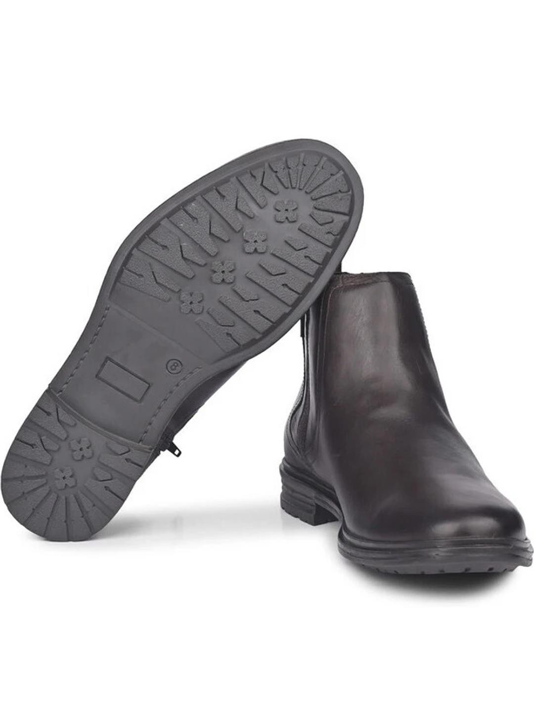 FEET FIRST Men Leather Chelsea Boots