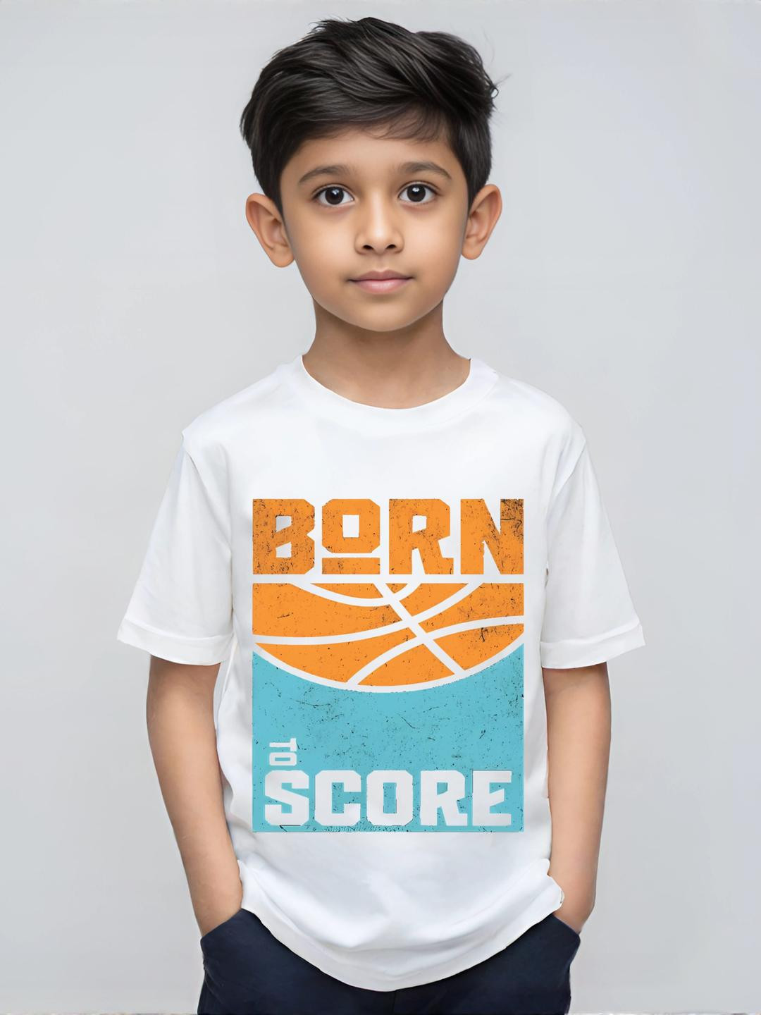 TeeSlix Boys Typography Printed T-shirt