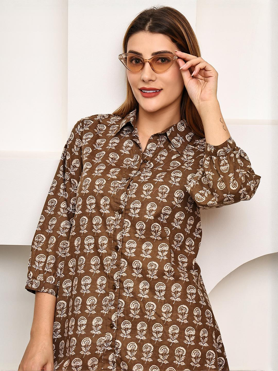 JABAMA Printed Pure Cotton Co-Ords