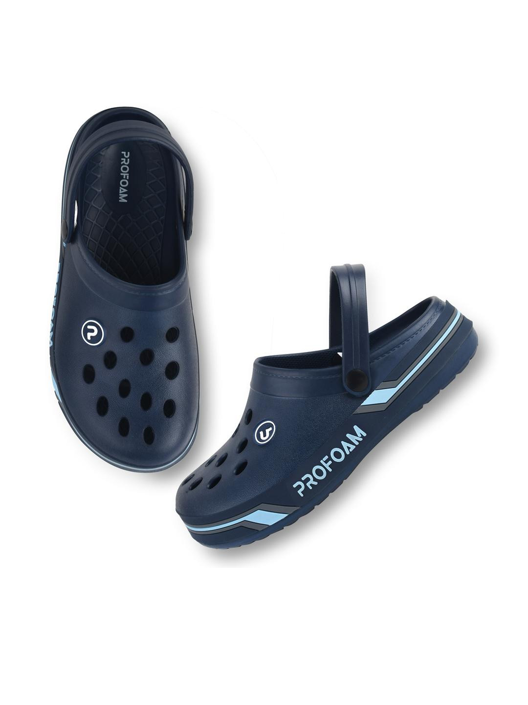 PROFOAM Men Navy Blue Clogs