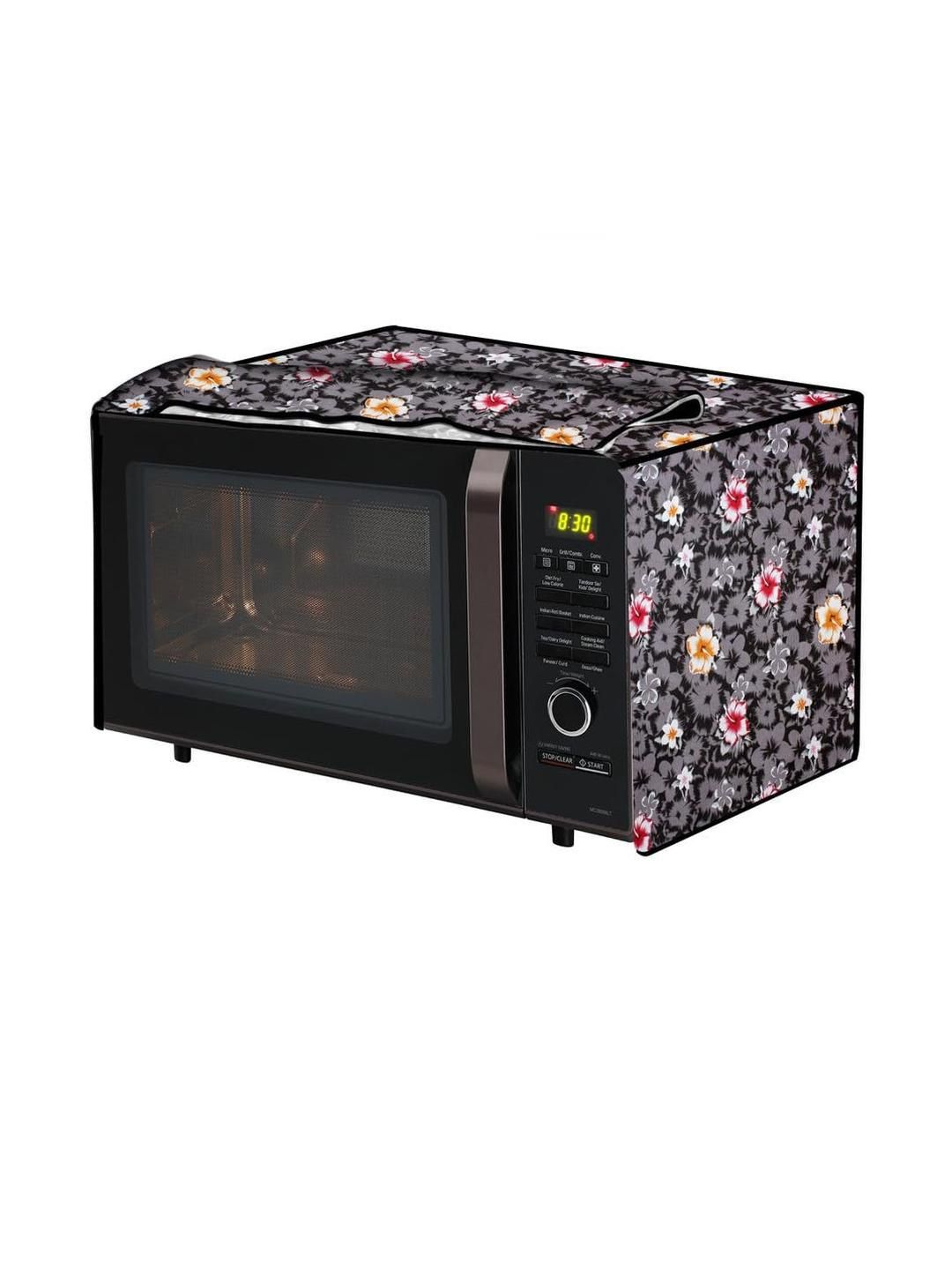 The Furnishing Tree PVC Waterproof Microwave Oven Cover Compatible for 23 L Convection 23BC4 Greyis