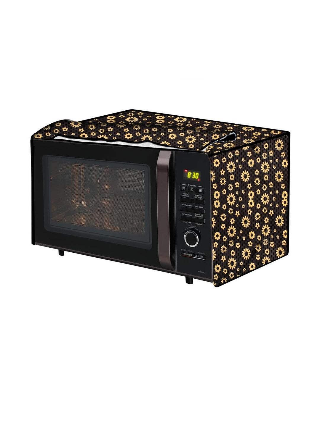 The Furnishing Tree PVC Waterproof Microwave Oven Cover  for 25 L Convection 25BC4 Floral