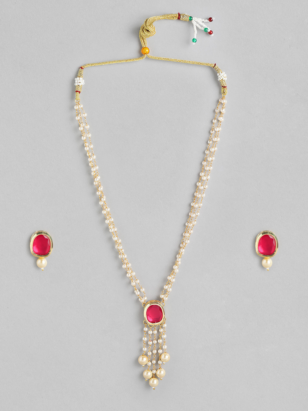 Anouk Kundan Charm Pendent Jewellery Set