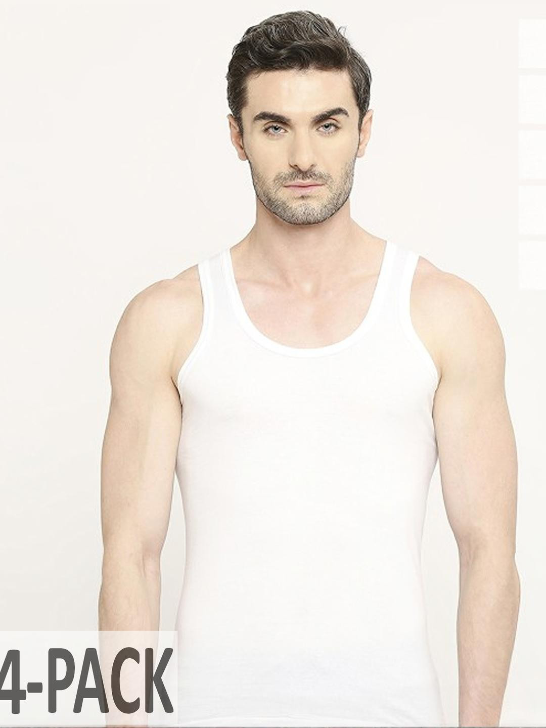 29 COTTON ULTRA COMFORTABLE MEN'S GYM VEST (PACK of 4)