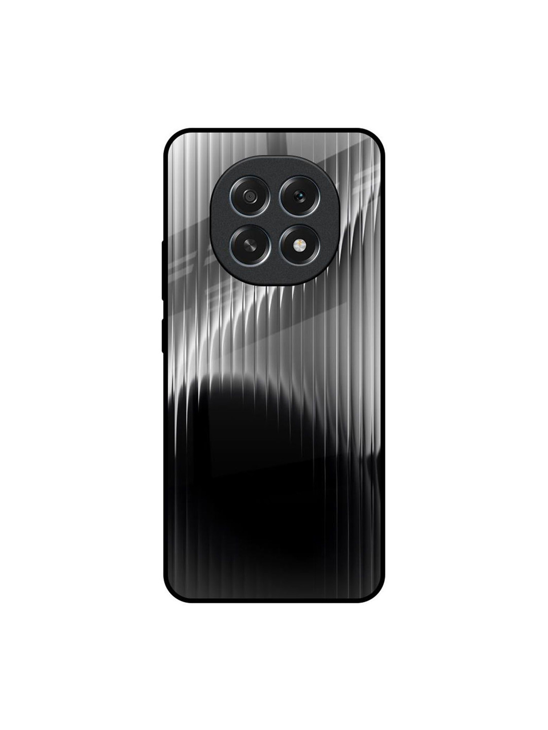 QRIOH Monochrome Arc Oppo F29 Pro 5G Glass Back Case Mobile Accessories