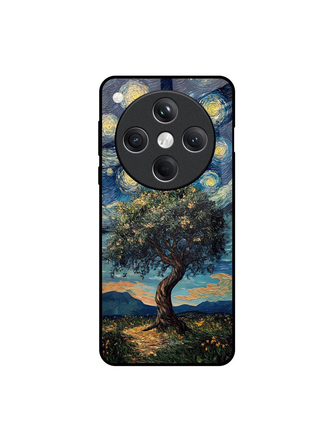 QRIOH Unisex Nothing Phone 3a Forest Breath Glass Back Case Mobile Accessories