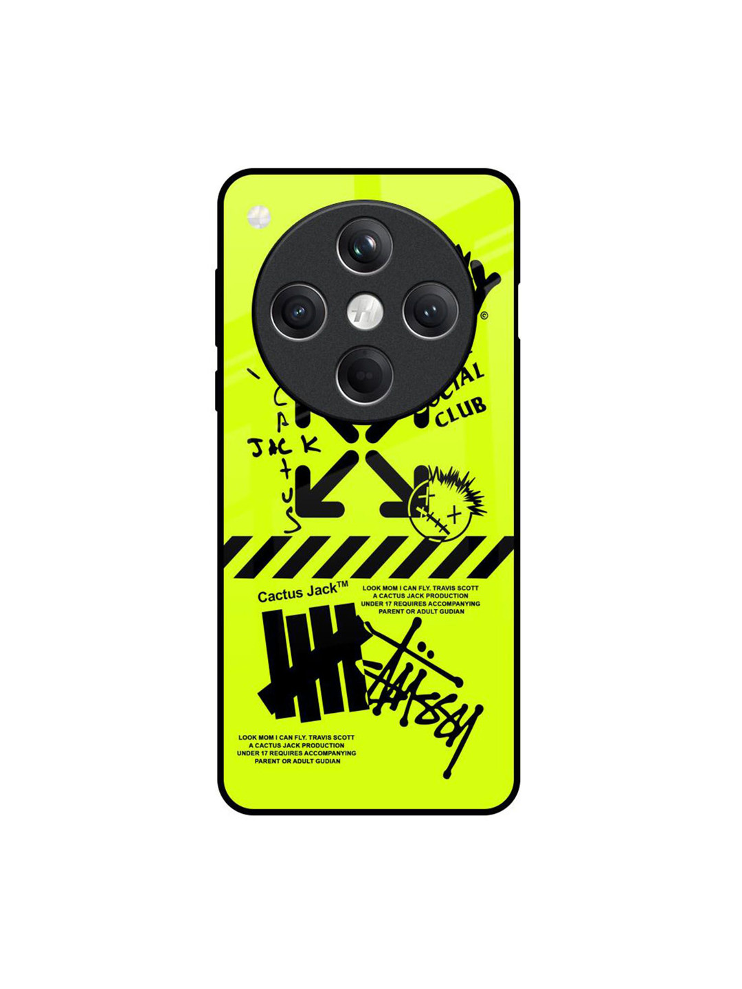 QRIOH Jack Club Printed Oppo Find X8 5G Glass Back Case Mobile Accessories