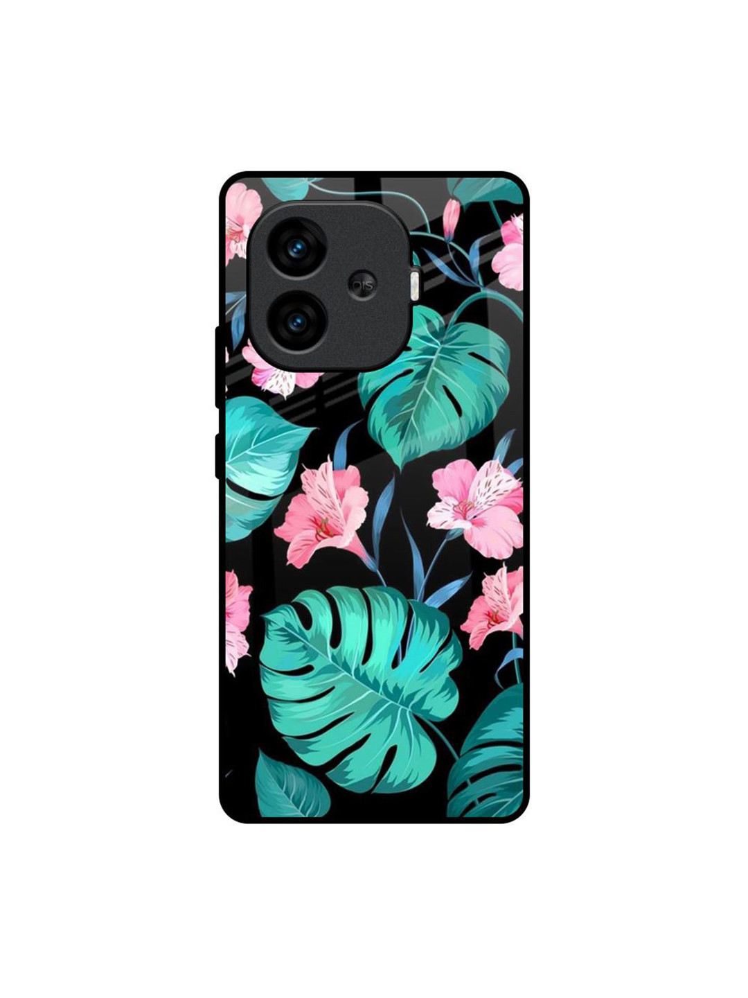 QRIOH Floral Tropical Leaves Printed iQOO Neo 10R 5G Back Case Mobile Accessories