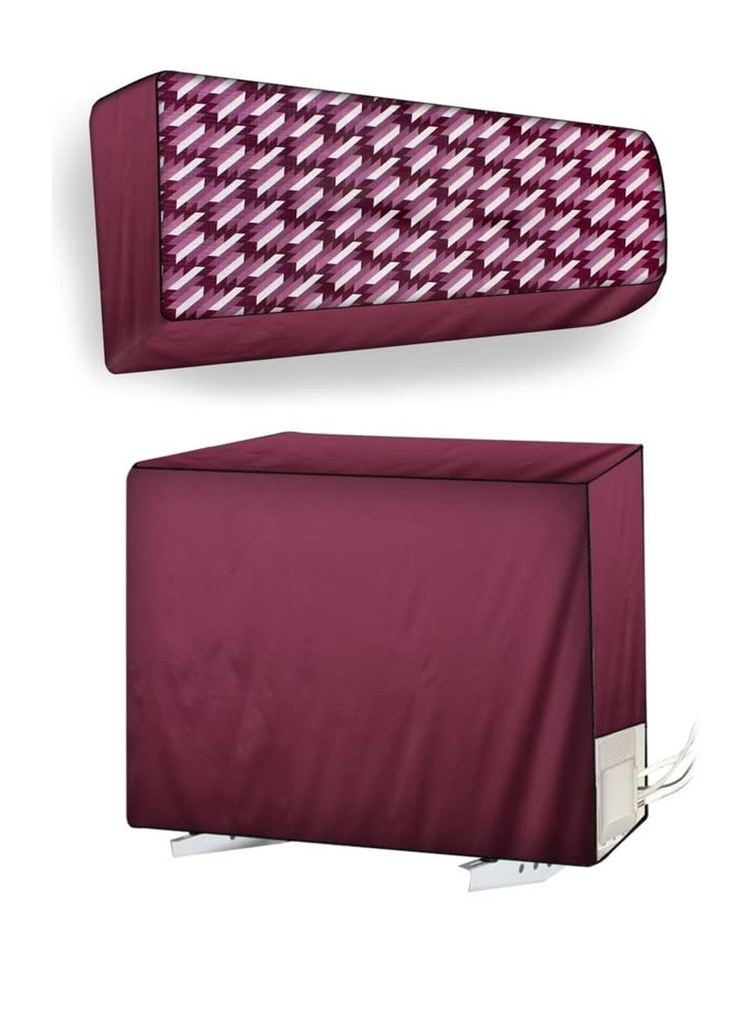 The Furnishing Tree Split AC Cover Set of Indoor and Outdoor Unit Used for 1.5 Ton LG PS-Q19YNXE Sy