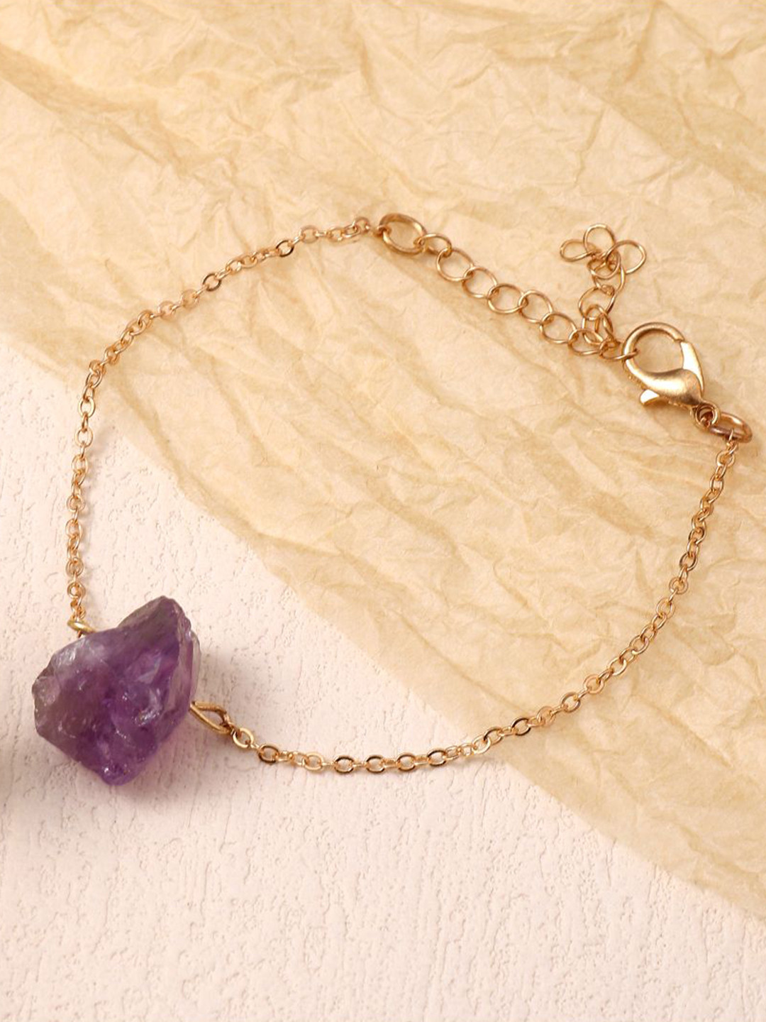 SALTY Set Of 5 Stellar Monolith Of Spritual Artificial Stones Growth Link Bracelet