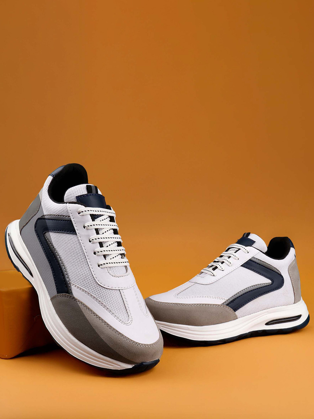 Bxxy Men Hidden Height Increasing Lace-up Shoes