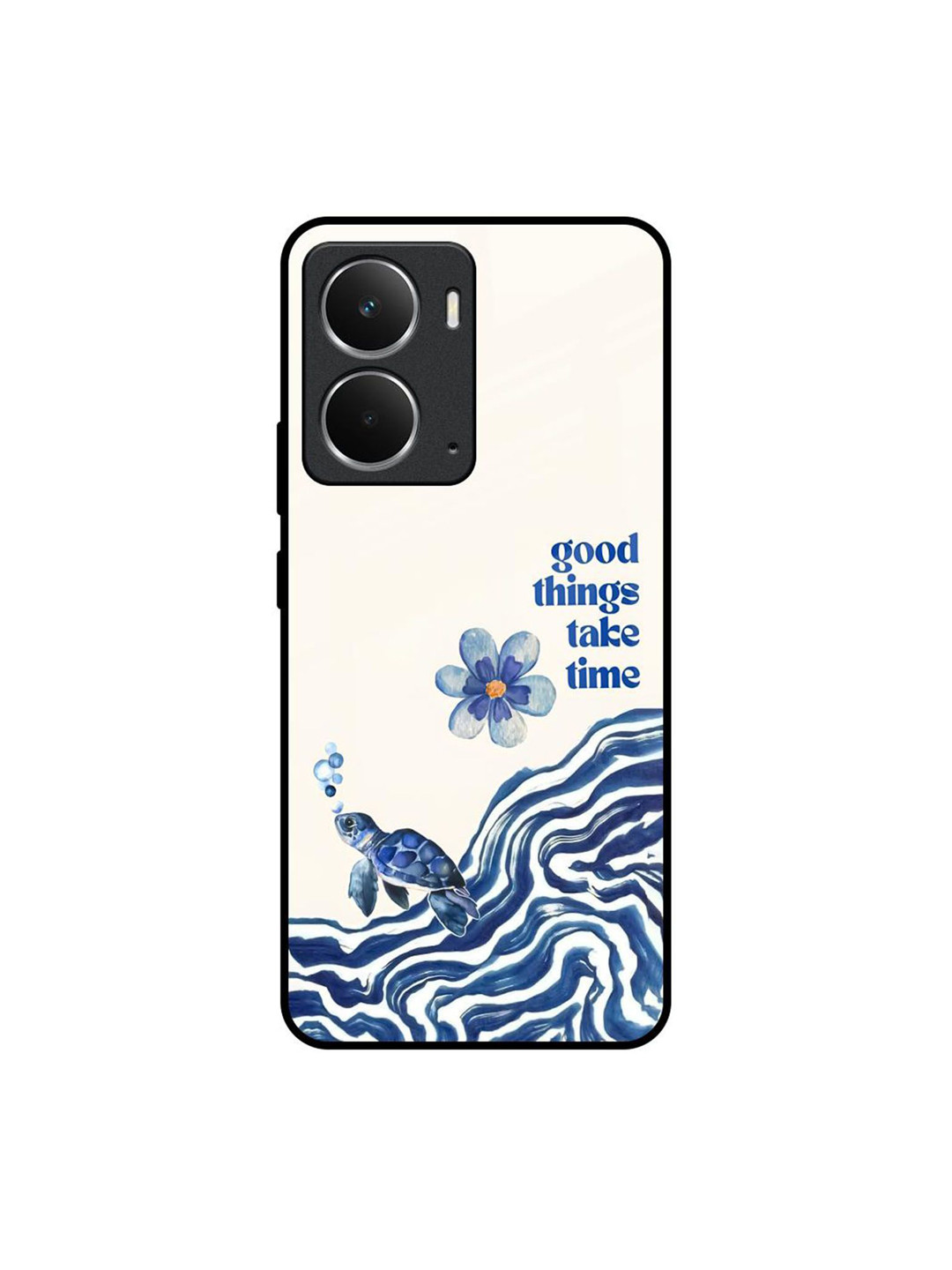 QRIOH Unisex Realme P3 5G Inner Voice Impact Resistant Glass Back Case