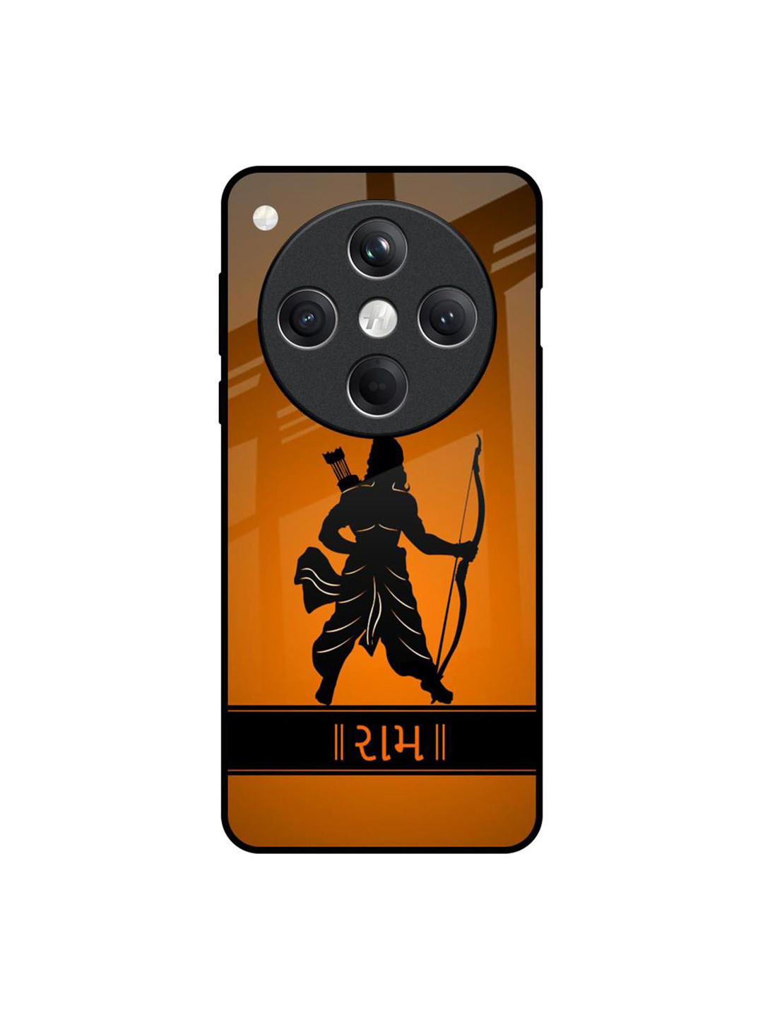 QRIOH Quirky Printed Oppo Find X8 5G Halo Rama Glass Back Case Mobile Accessories
