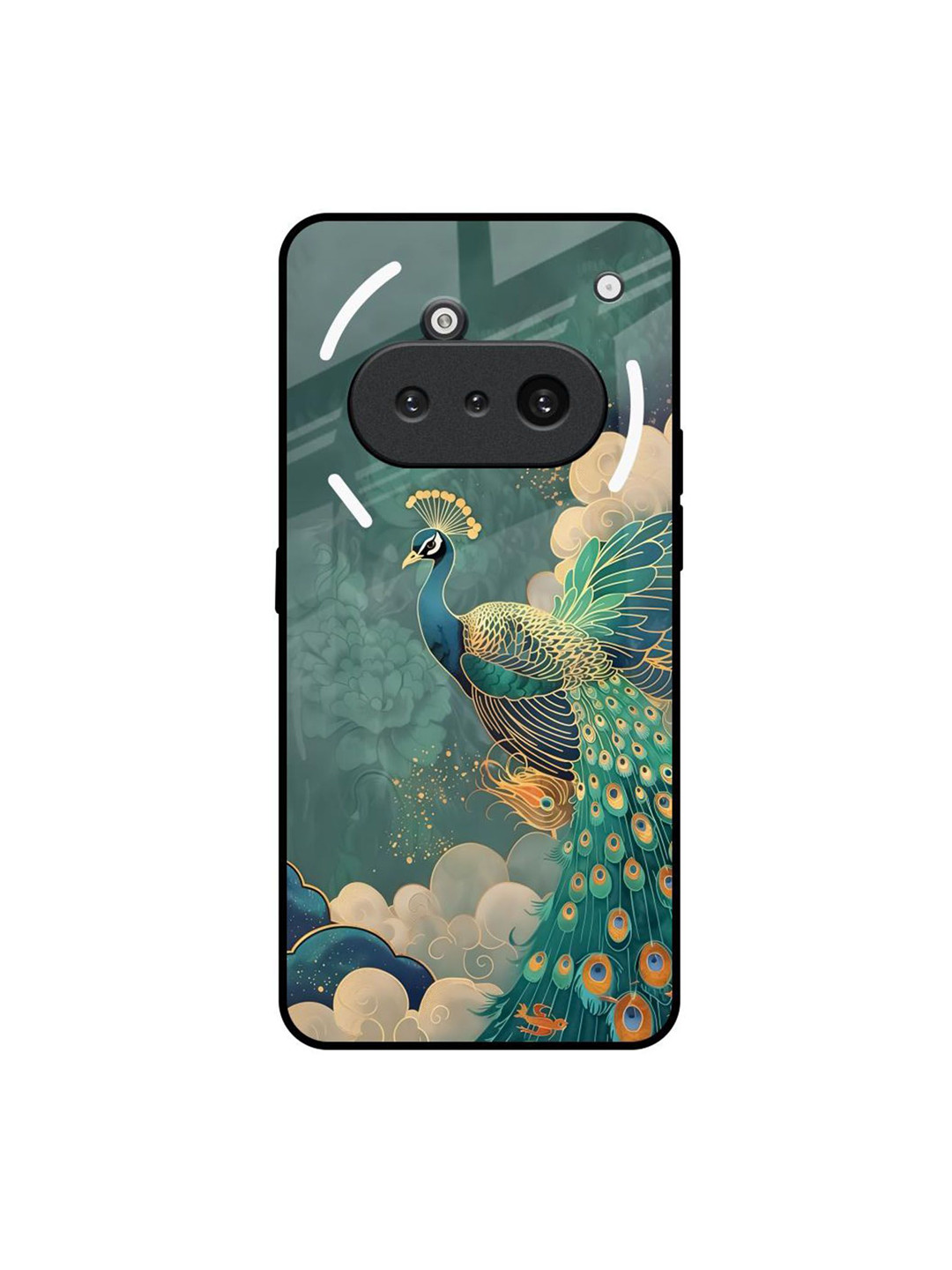 QRIOH Unisex Quirky Printed Nothing Phone 3a Cloud Glider Glass Mobile Accessories