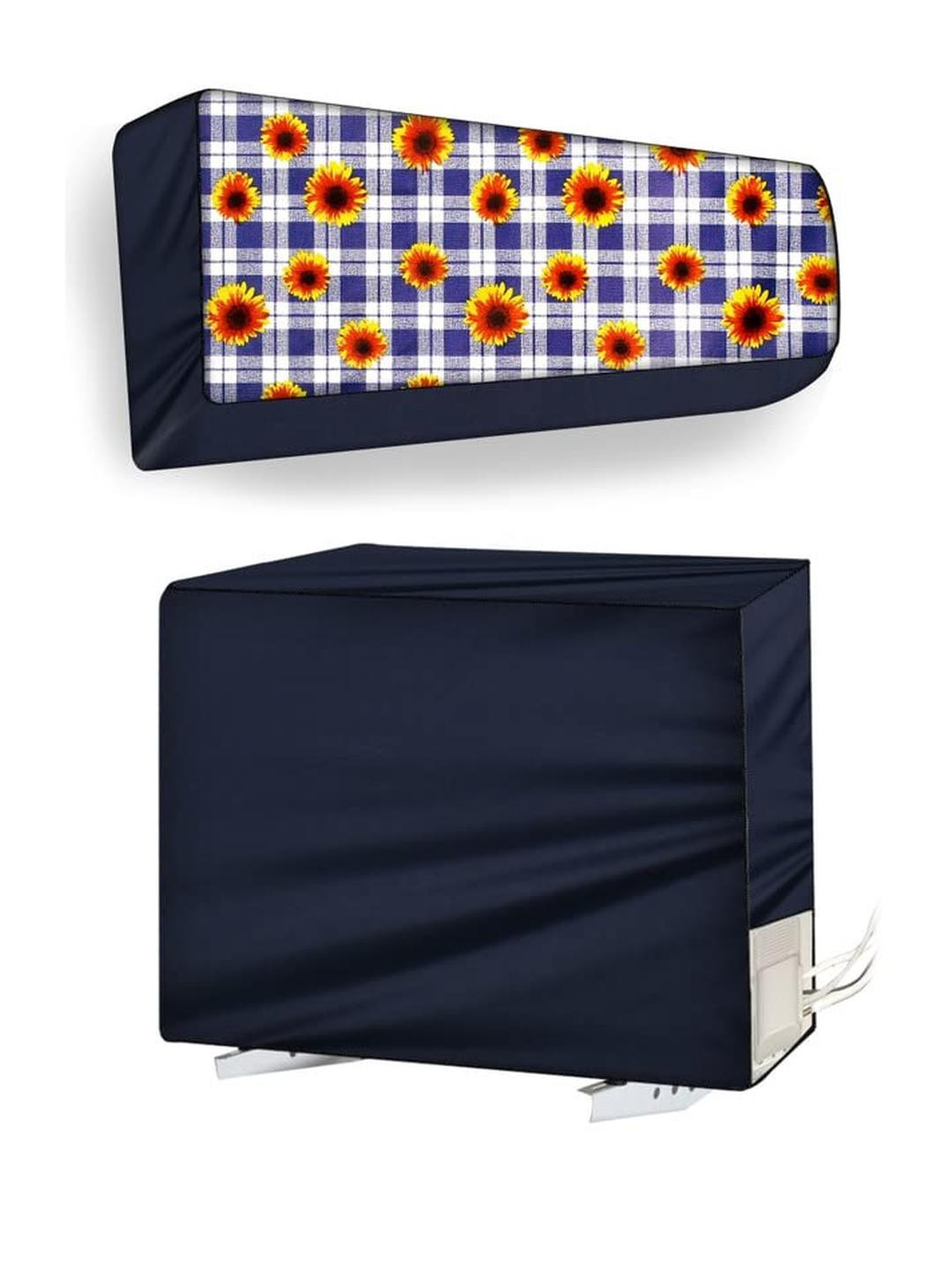 The Furnishing Tree Split AC Cover Set of Indoor and Outdoor Unit Used for 1.2 Ton Bluestar YLU Gin