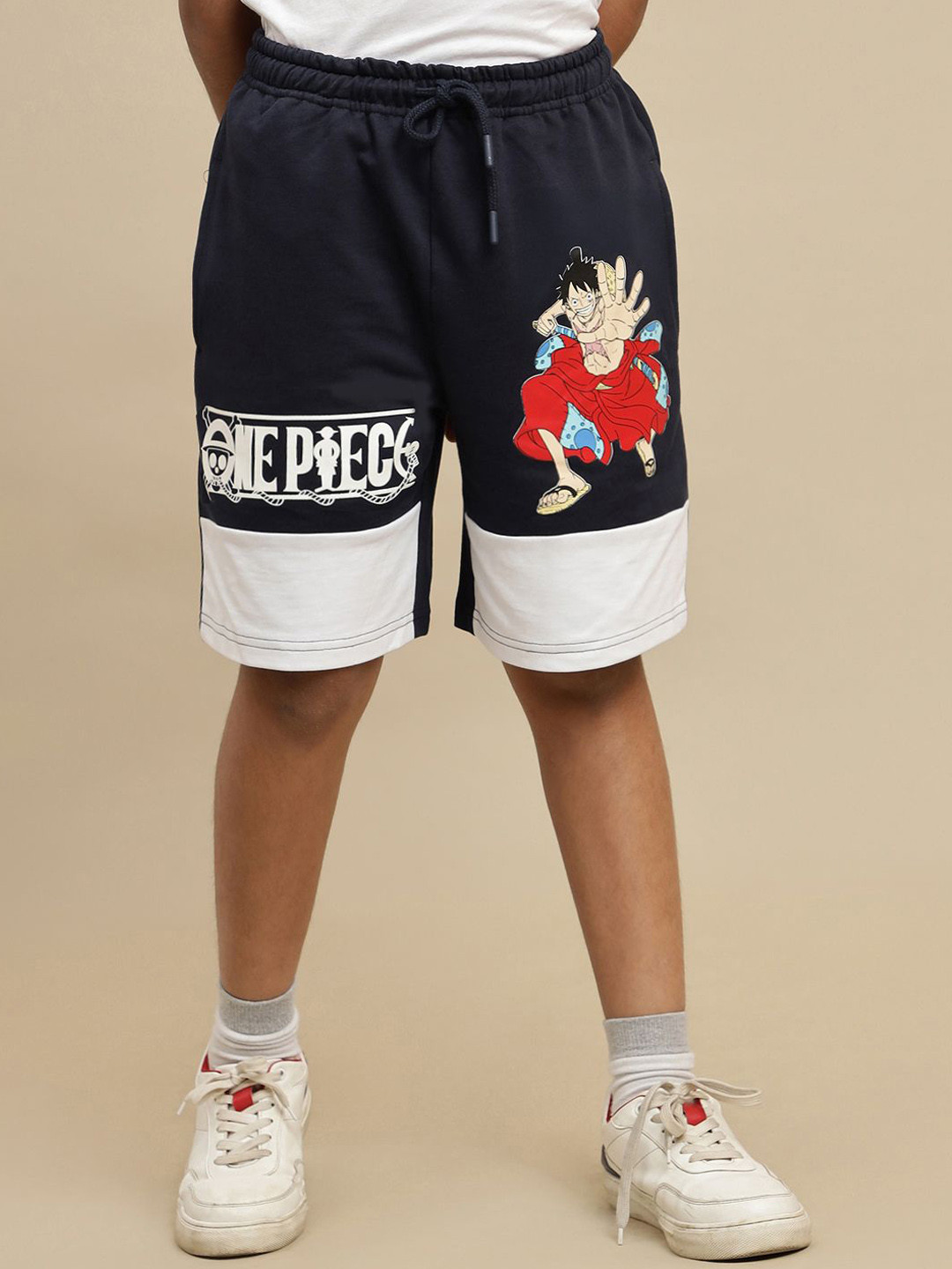 Kids Ville Boys One Piece Printed Regular Fit Shorts