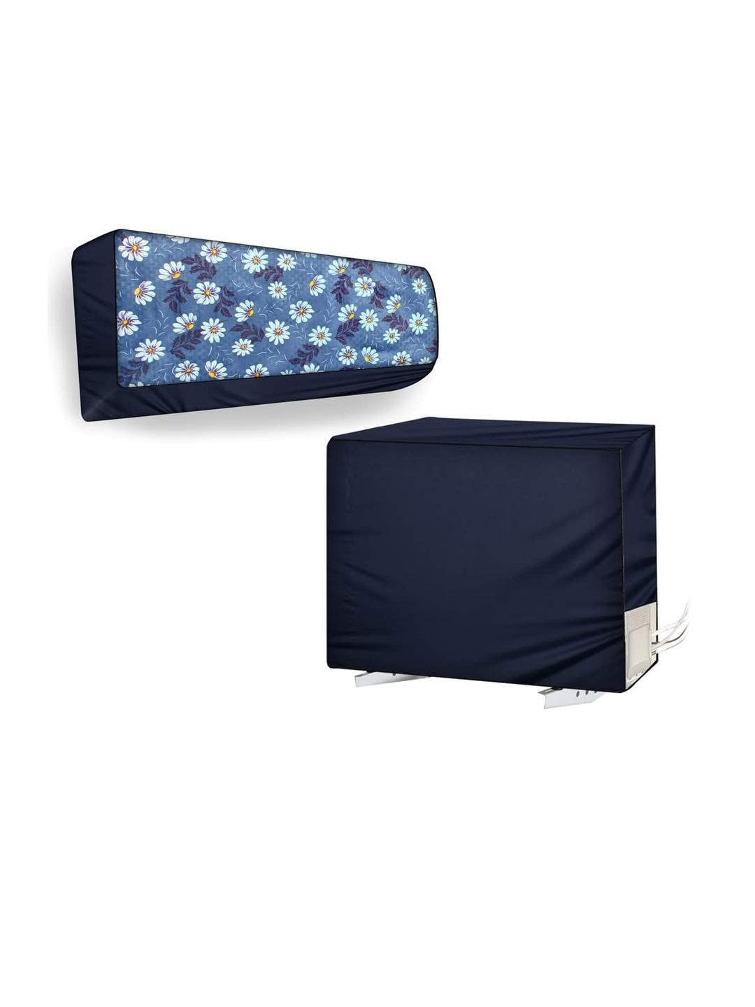 The Furnishing Tree Split AC Cover Set of Indoor and Outdoor Unit Used for 1.5 Ton Bluestar FLU Flo