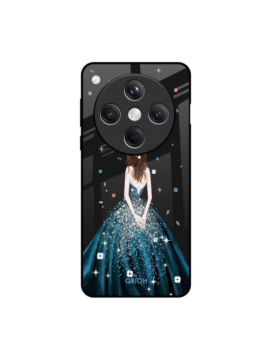 QRIOH Unisex Oppo Find X8 5G Queen Of Fashion Impact Resistant Glass Back Case