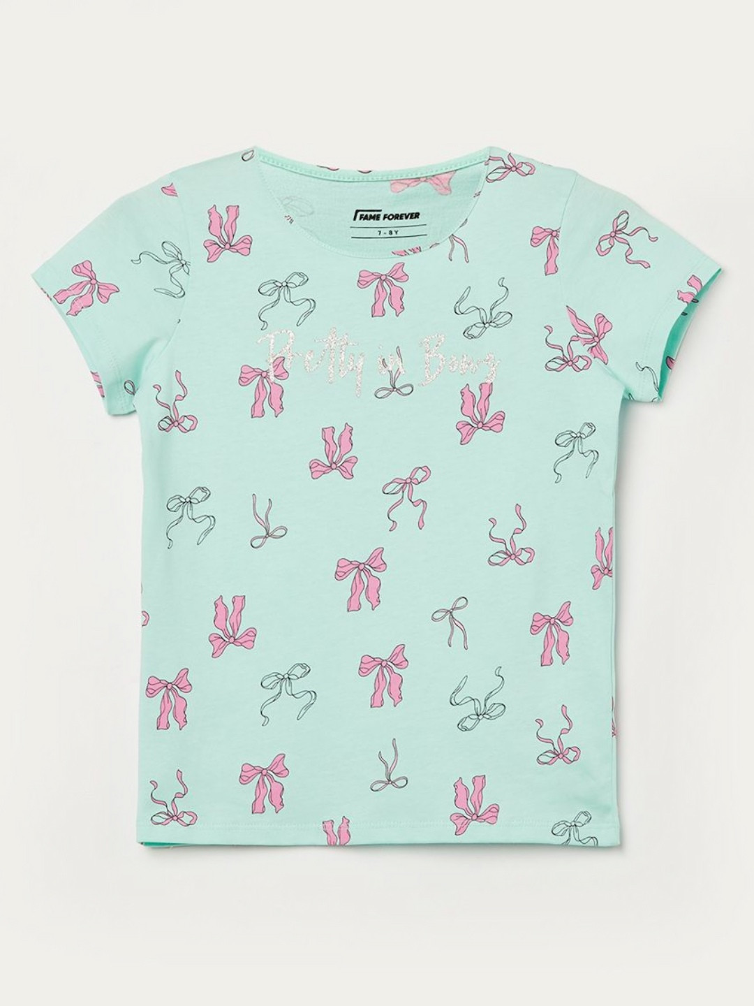 Fame Forever by Lifestyle Girls Conersational Printed Round Neck Cotton T-shirt