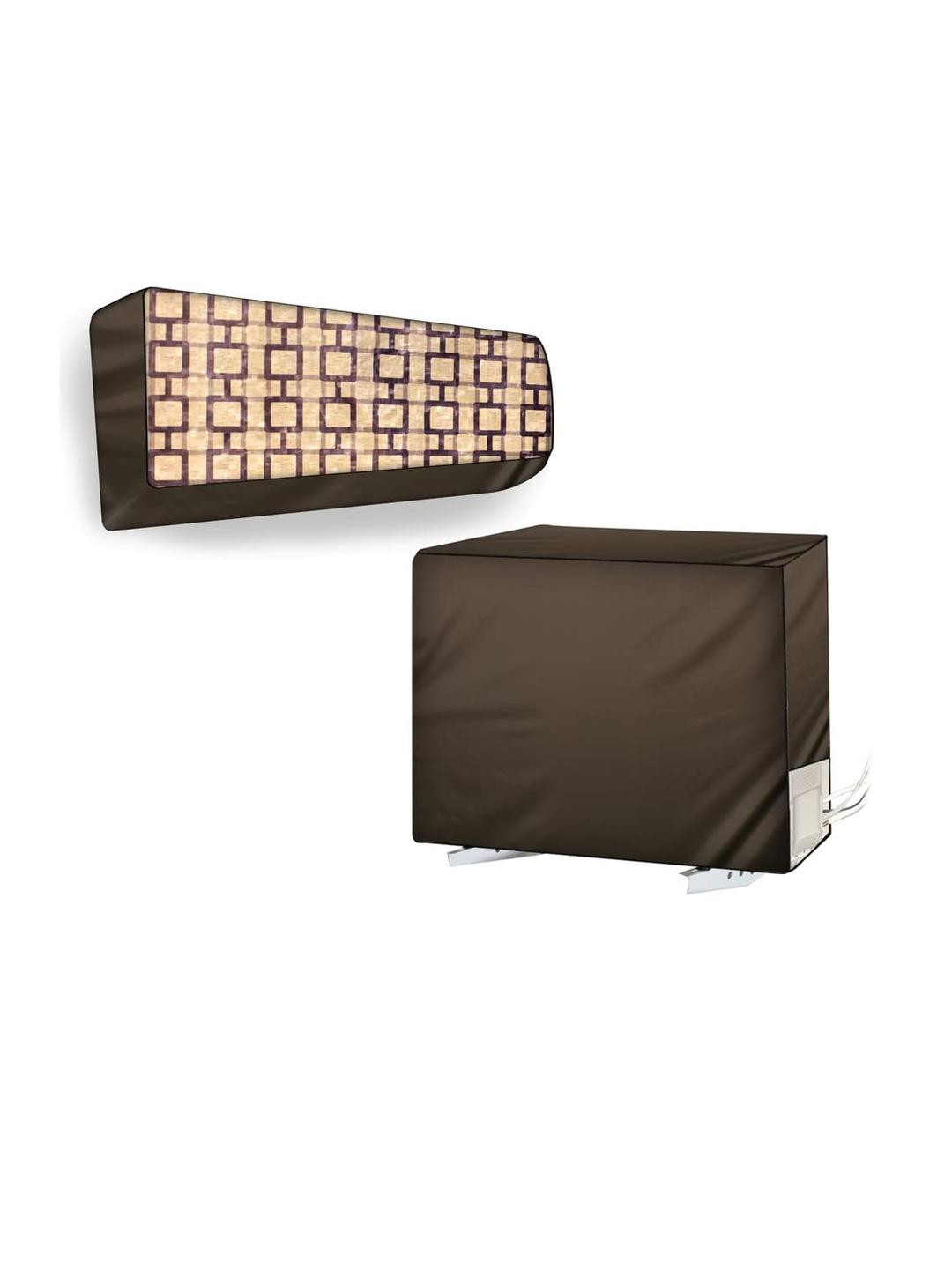 The Furnishing Tree Split AC Cover Set of Indoor and Outdoor Unit Used for 1.5 Ton Panasonic CS/CU-