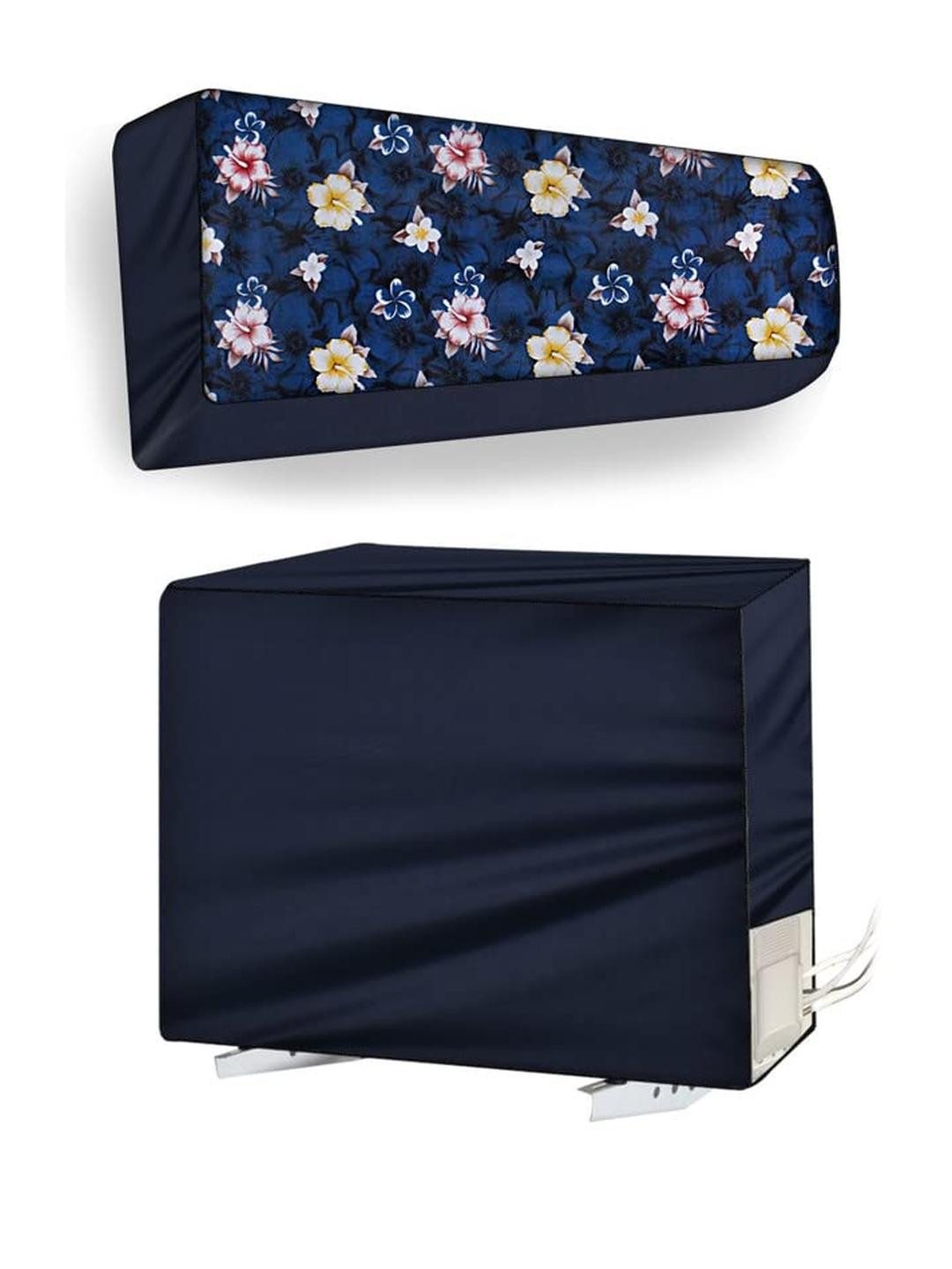 The Furnishing Tree Split AC Cover Set of Indoor and Outdoor Unit Used for 1.5 Ton Bluestar FLU Flo