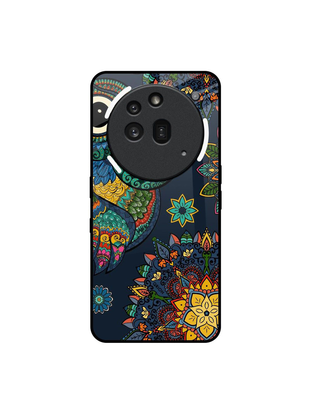 QRIOH Owl Art Printed Nothing Phone 3a Pro Back Case Mobile Accessories