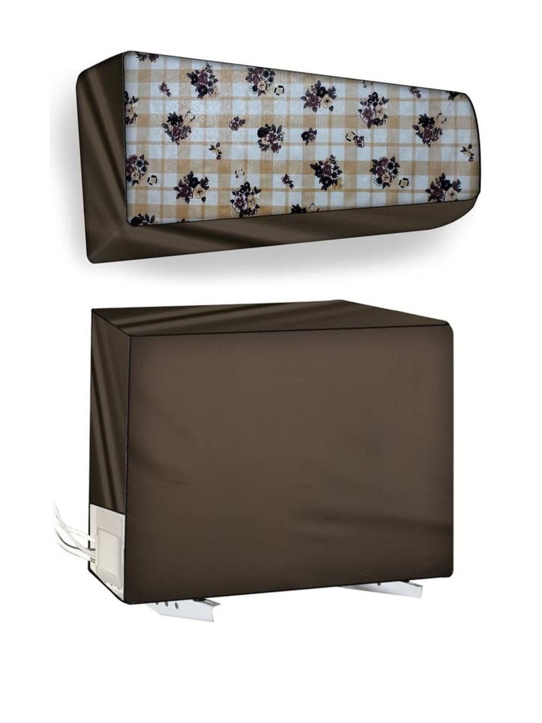 The Furnishing Tree Split AC Cover Set of Indoor and Outdoor Unit Used for 1 Ton LG PS-Q12YNXE1 Geo