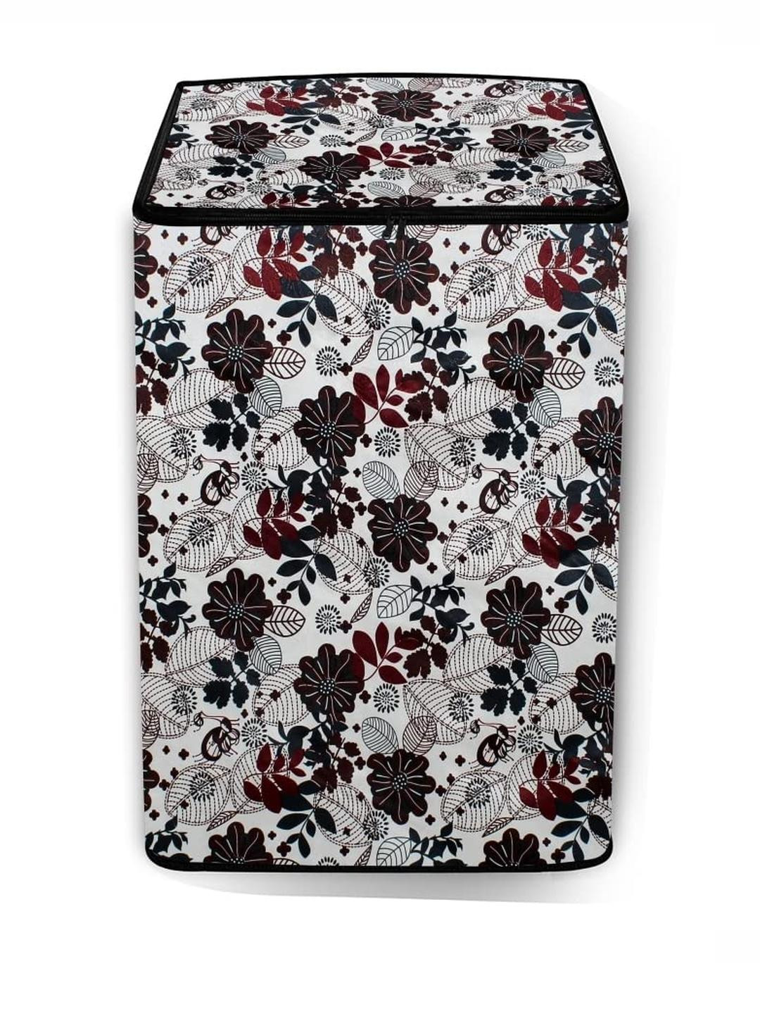 The Furnishing Tree Washing Machine Cover Traditional Pattern Cream Compatible for Whirlpool 8 kg F