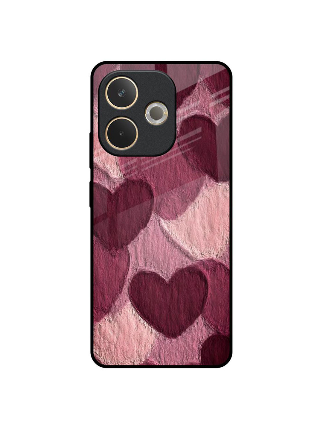 QRIOH Unisex Oppo A5 Pro 5G Sweetheart Patterned Impact Resistant Glass Back Case