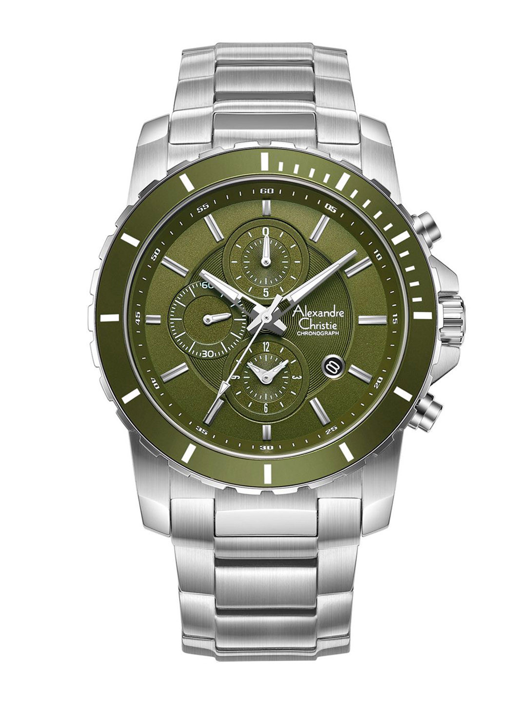 Alexandre Christie Men Chronograph Bracelet Style Straps Analogue Watch 6141MCBSSGN