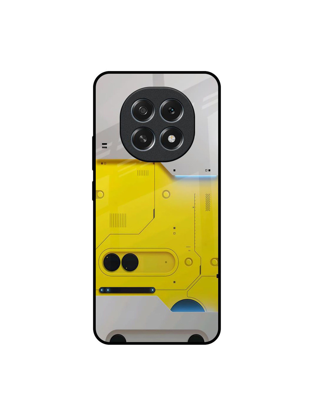 QRIOH Quirky Printed Glass Oppo F29 Pro 5G Mobile Back Case Cover