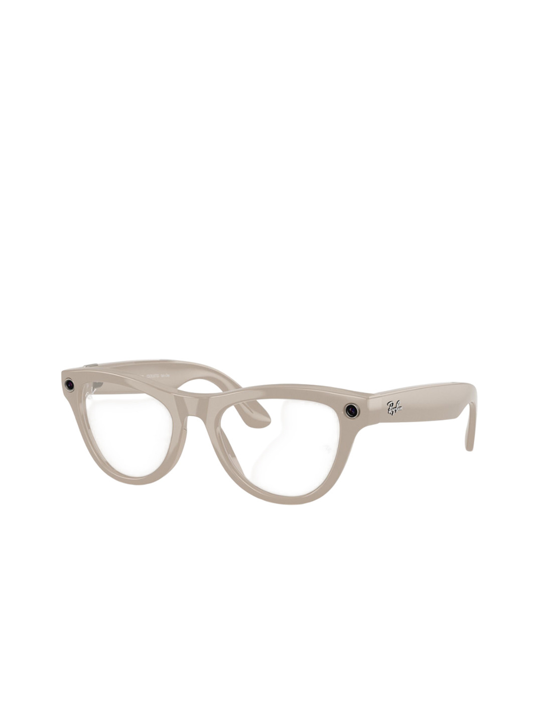 Ray-Ban Meta Skyler Unisex Clear/Sapphire Lens Chalky Grey colour Frame - 0RW40106700MF52