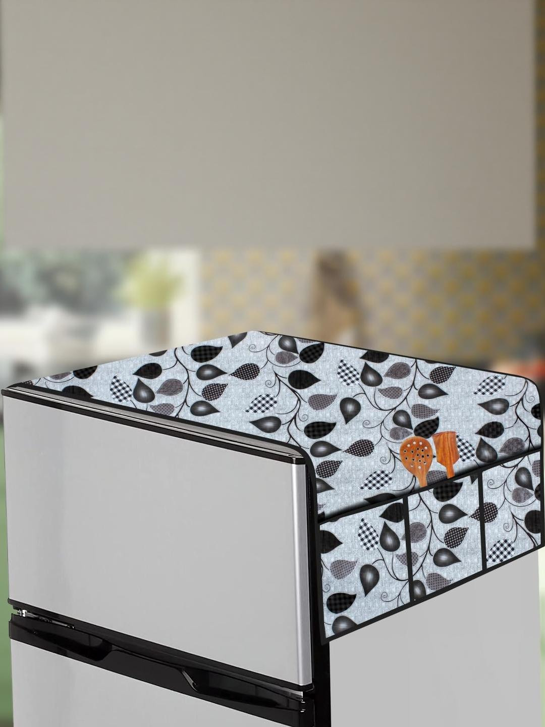 The Furnishing Tree Grey Fridge Top Cover