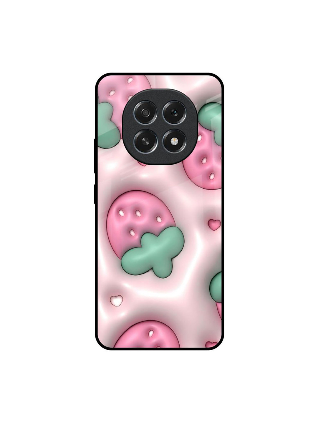 QRIOH Unisex Quirky Print Oppo F29 Pro 5G Shockproof Real 3D Glass Case Mobile Accessories