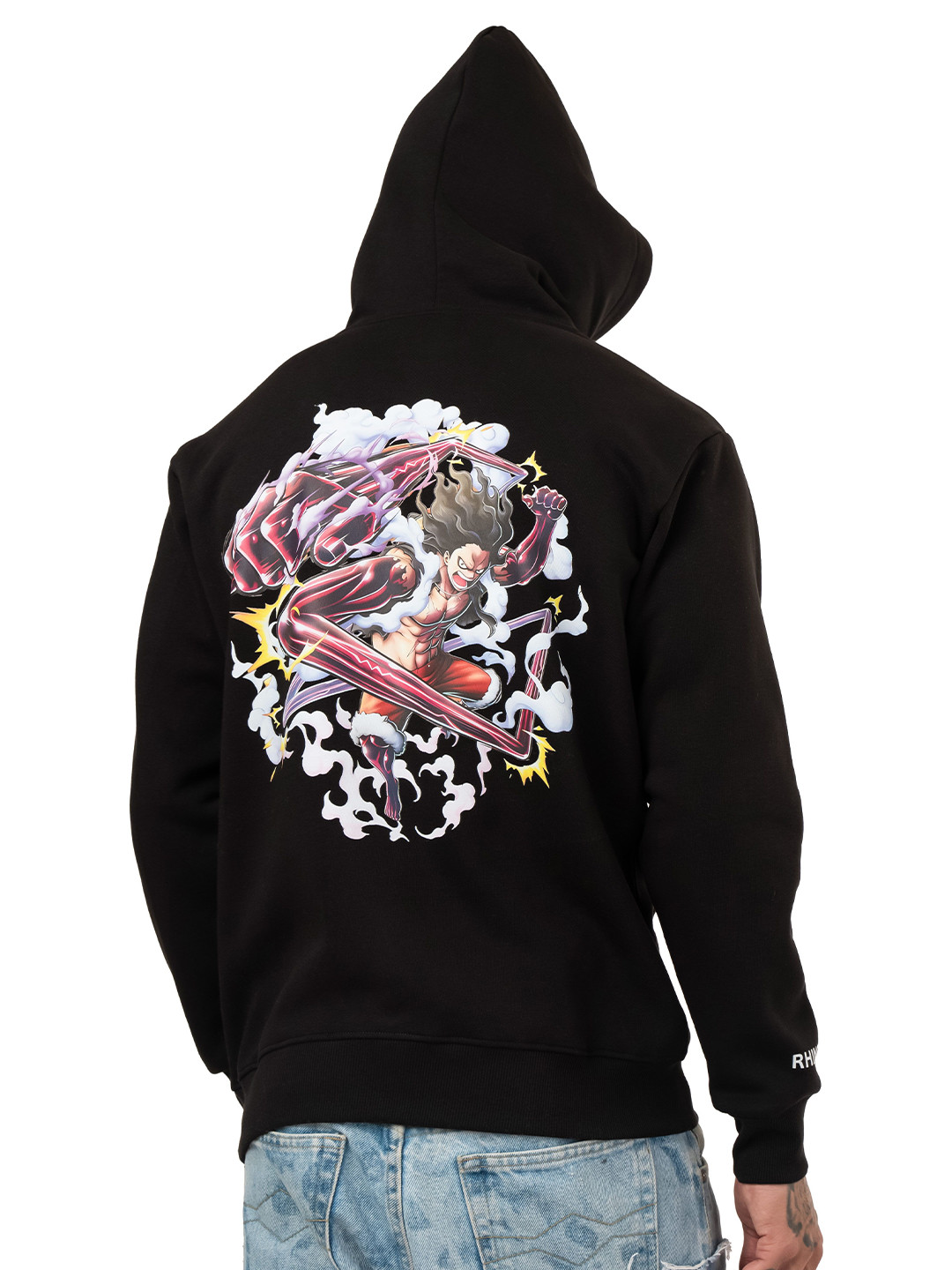 RHINO CULT Luffy 5th Gear Men Graphic Embroidered Sweatshirt