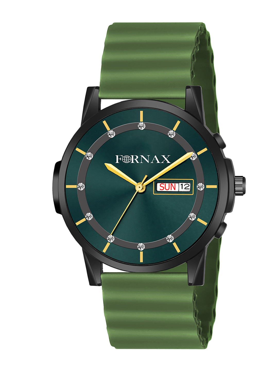 Fornax Men Dial & Leather Bracelet Style Straps Analogue Watch fx55