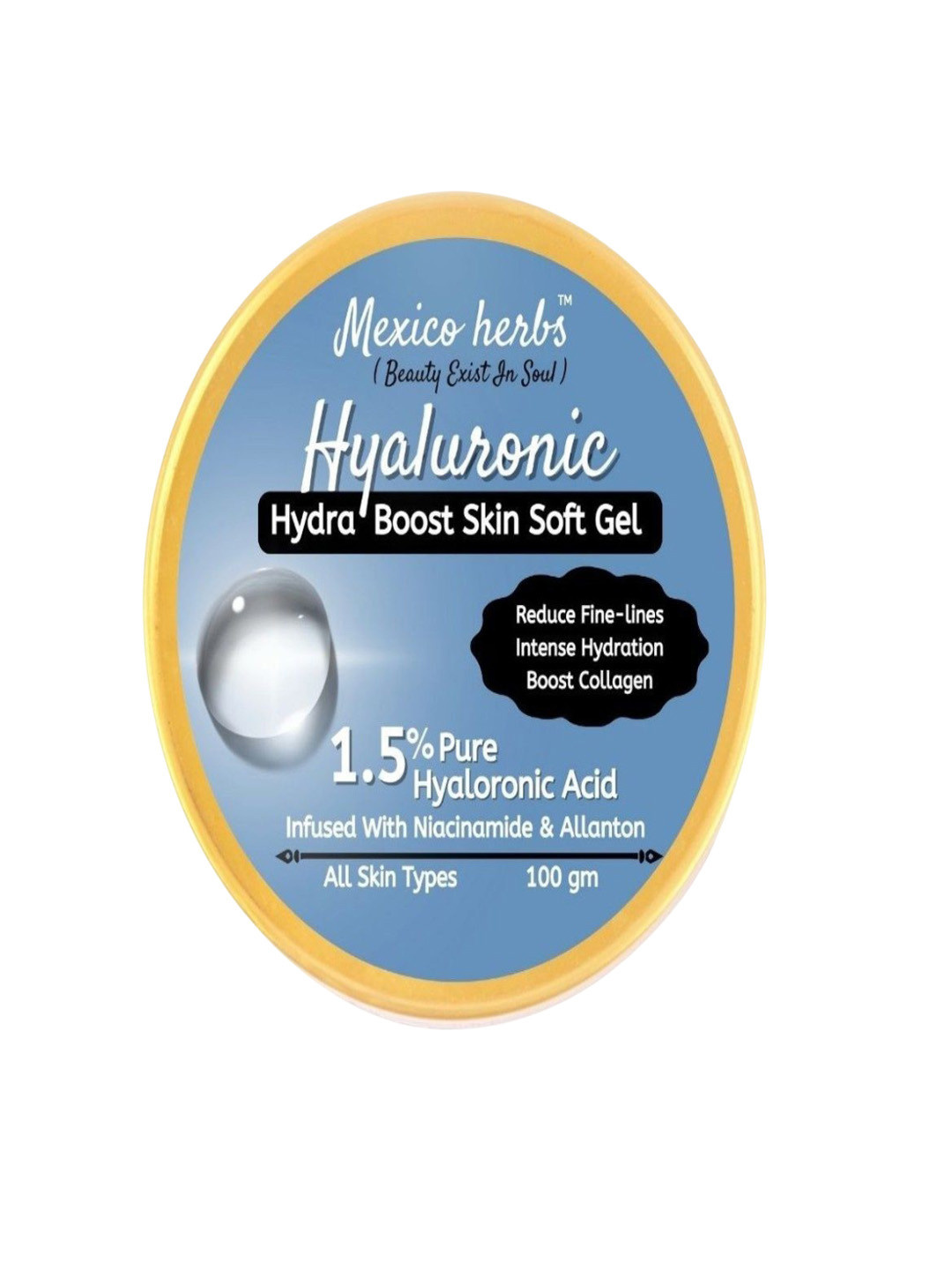 Mexico herbs Hyaluronic Hydra Boost Skin Soft Gel- 100 g