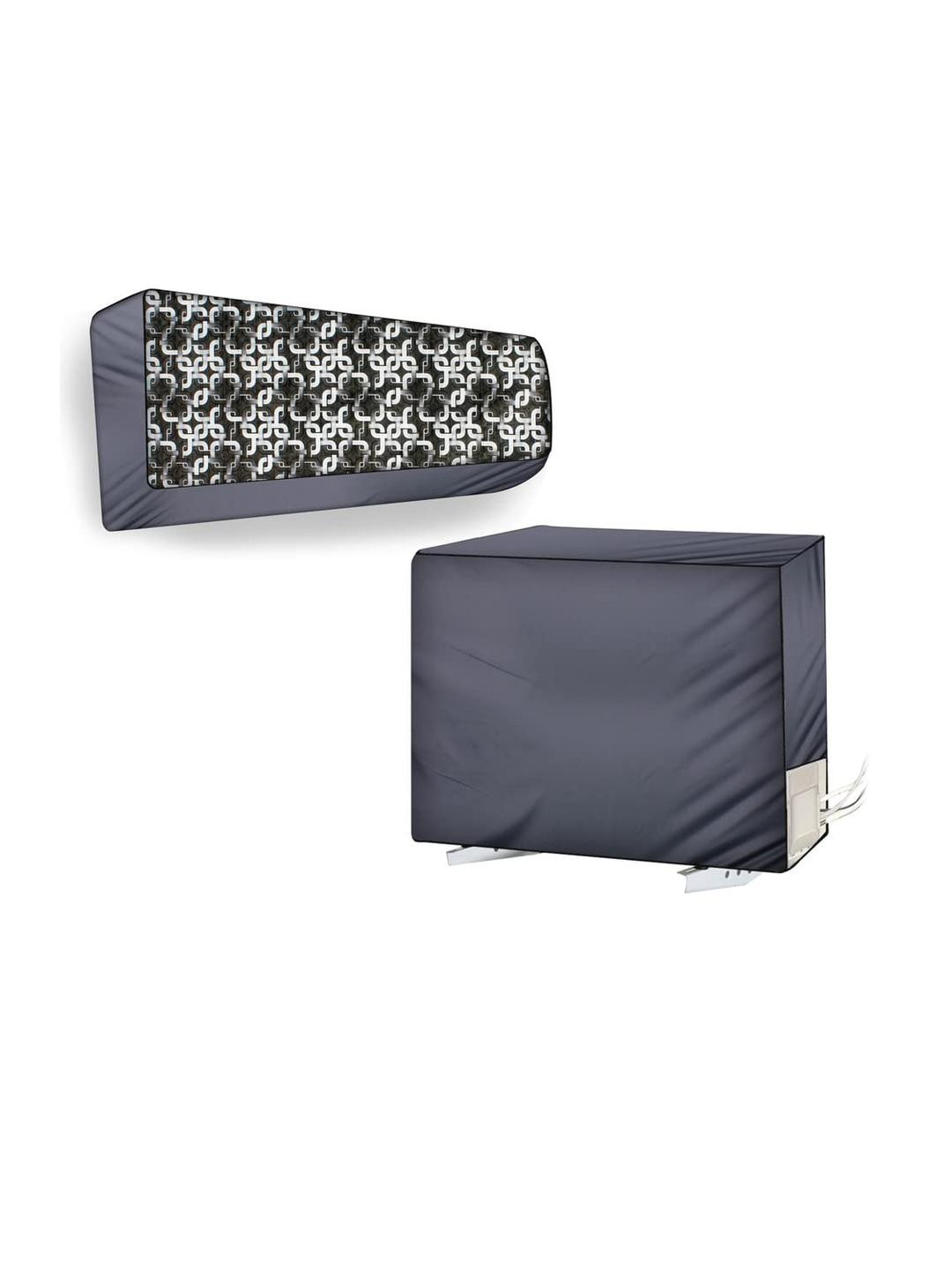 The Furnishing Tree Split AC Cover Set of Indoor and Outdoor Unit Used for 1 Ton LG PS-Q13YNZE Trel