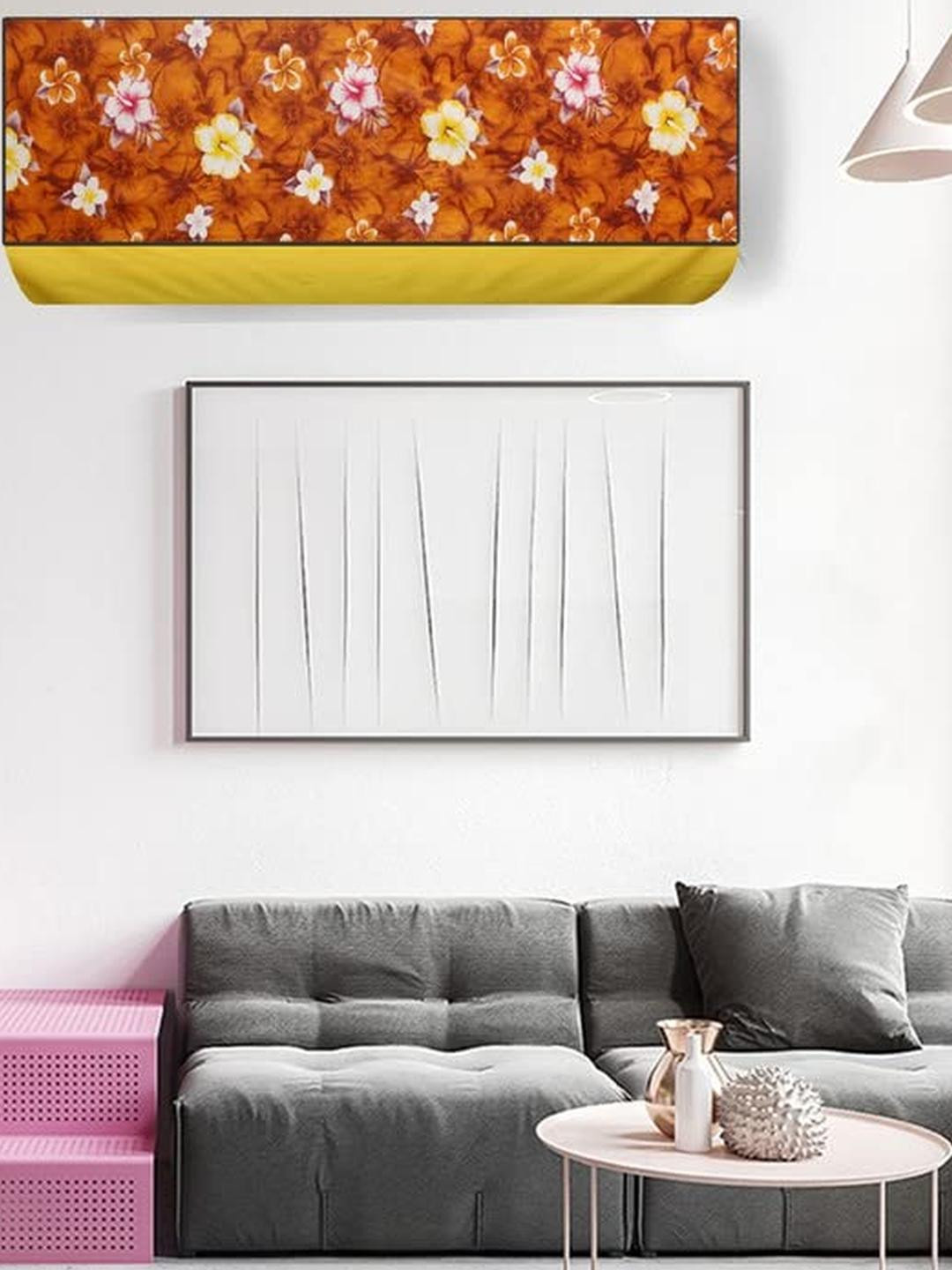 The Furnishing Tree Split AC Cover Set of Indoor and Outdoor Unit Used for 1 Ton LG PS-Q13YNZE Flor