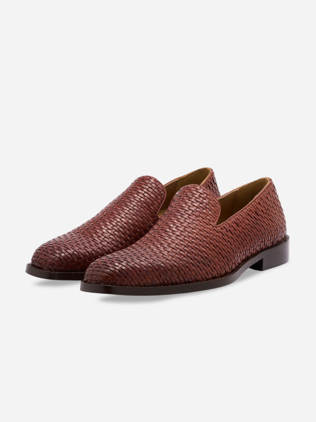 NOU Men Leather Formal Slip-Ons