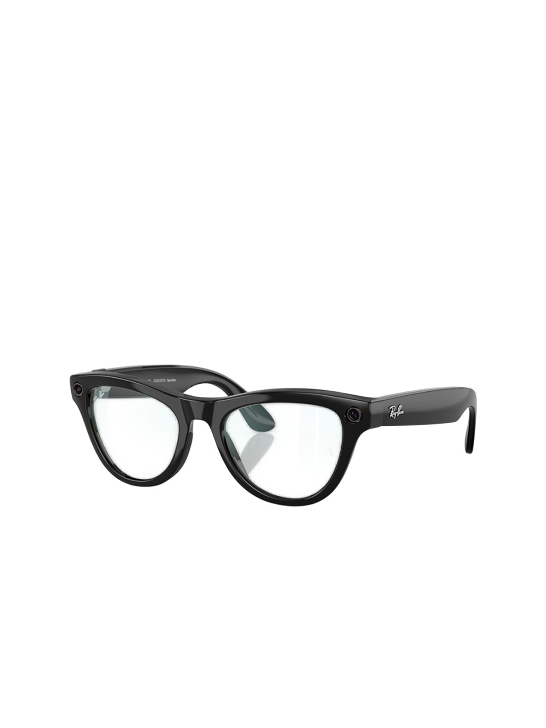 Ray-Ban | Meta Skyler Unisex Clear Lens Shiny Black colour Frame - 0RW4010601/SB52