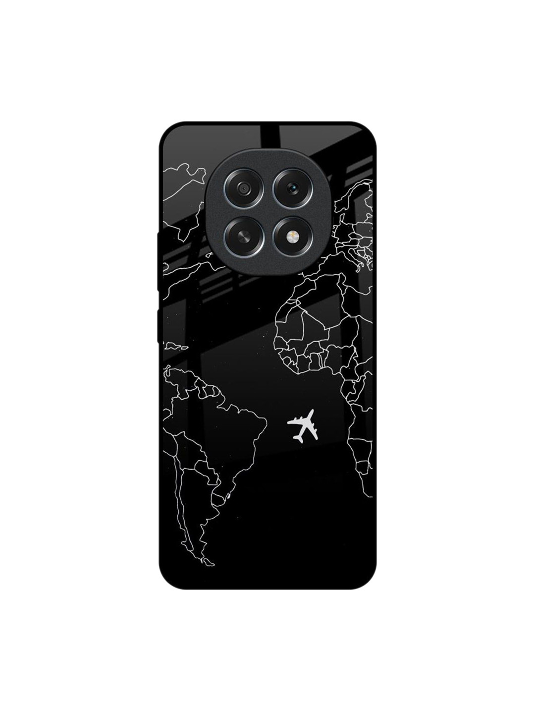 QRIOH Unisex Quirky Printed Oppo F29 5G Dark Fly Glass Case Mobile Accessories