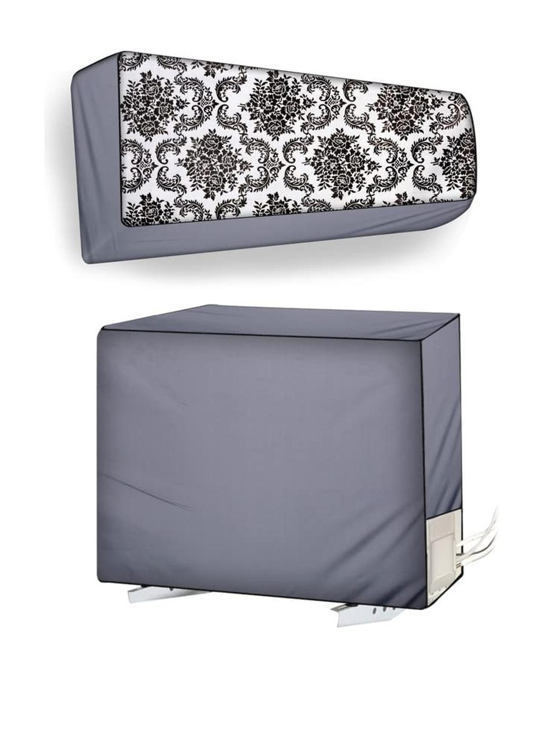 The Furnishing Tree Split AC Cover Set of Indoor and Outdoor Unit Used for 1.5 Ton Bluestar PLU Dam