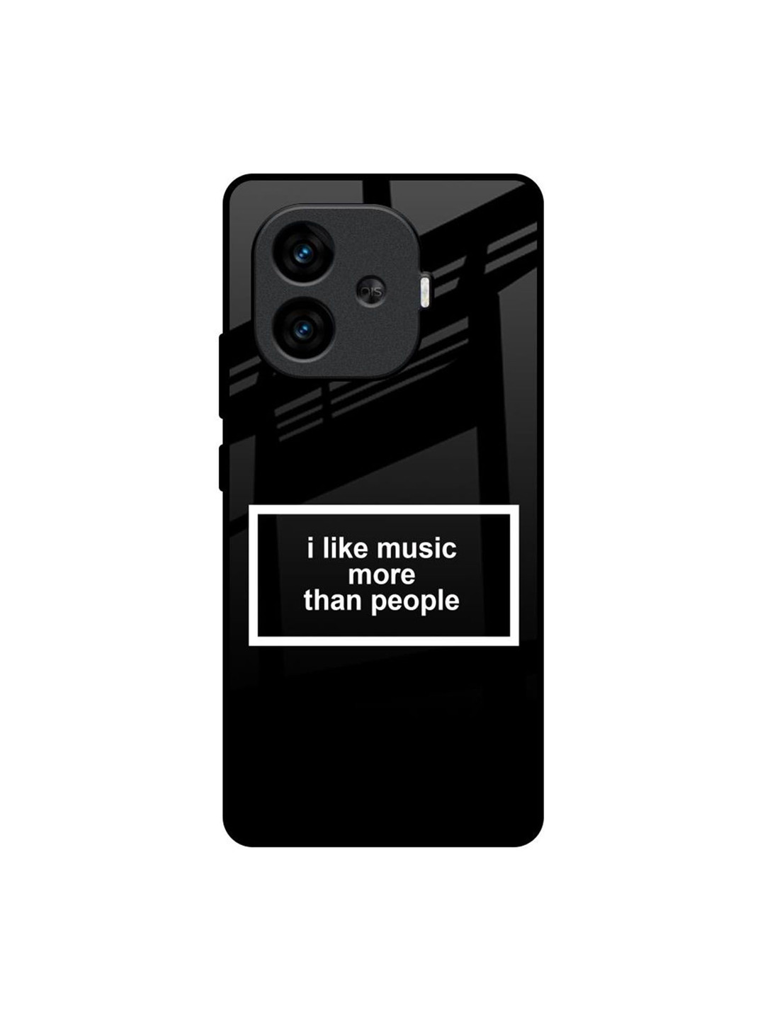 QRIOH Quirky Printed Glass iQOO Neo 10R 5G Mobile Back Case Cover