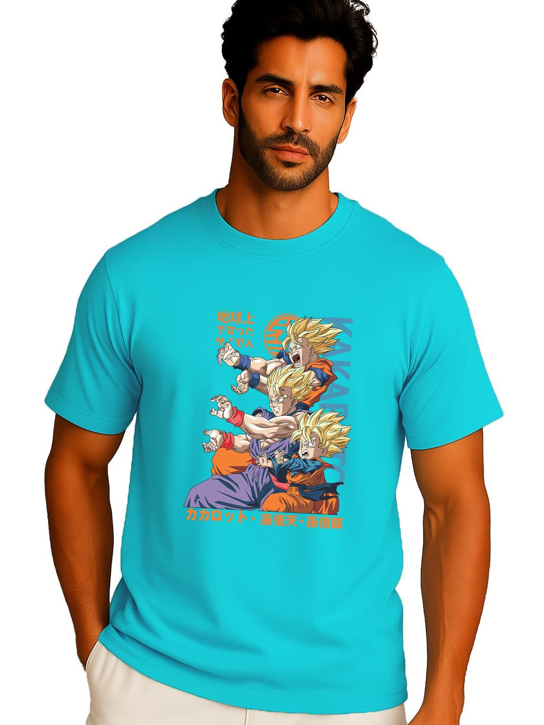 JUARI BE A GENTLEMAN Graphic Printed Round Neck T-shirt